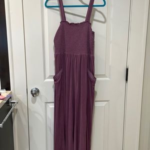 Anthropologie smocked jumpsuit